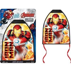 JA-RU Marvel Avengers Kite Launcher Toy w/Rubber Band Slingshot Iron Man
